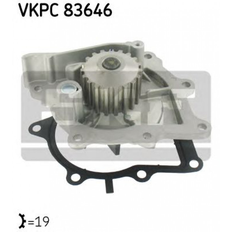 VKPC 83646 SKF - Насос охолоджуючої рідини